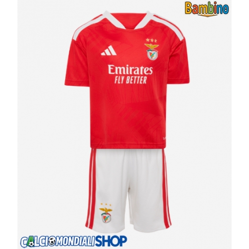 Maglie da calcio Benfica Prima Maglia Bambino 2026-27 Manica Corta + Pantaloni corti)